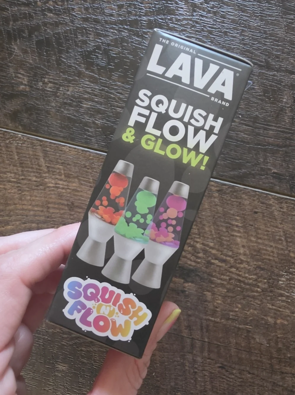 Lava Squish N Flow Glow in the Dark Squishy Fidget Toy Sensory Stress Toy NEW
